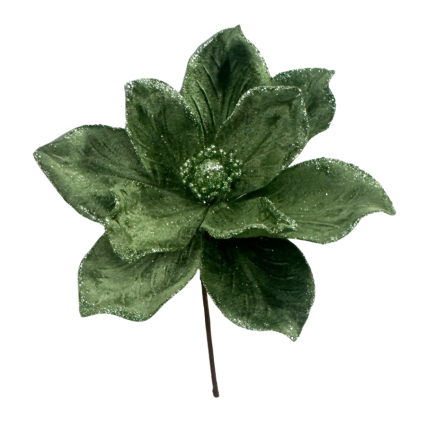 12" Velvet Magnolia - Green