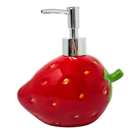 Red Strawberry Soap Pump
