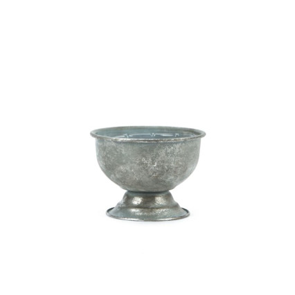 6" Metal Urn - Silver