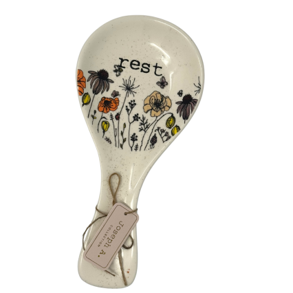 Sketched Flowers Spoon Rest-Rest
