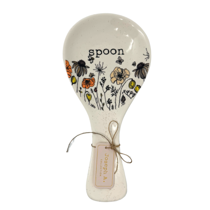 Sketched Flowers Spoon Rest-Spoon