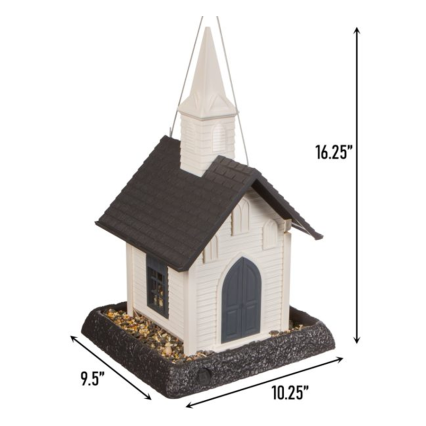 Village Collection Church Bird Feeder