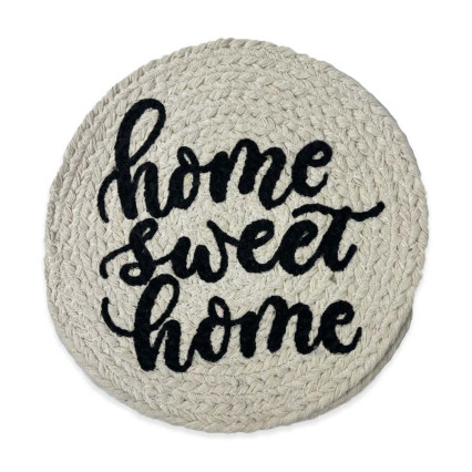 9" Round Trivet Set of 2 - Home Sweet Home