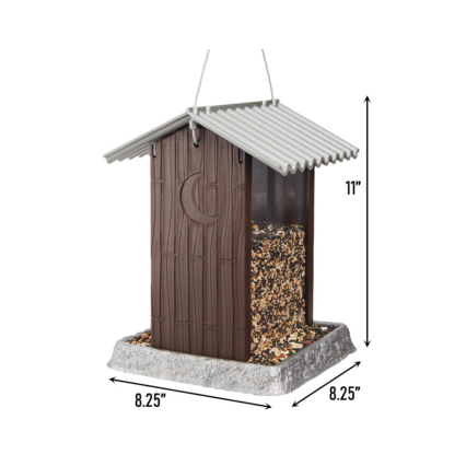 Village Collection Bird Feeder-Outhouse