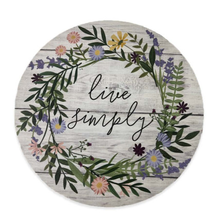 12" Bamboo Lazy Susan - Live Simply