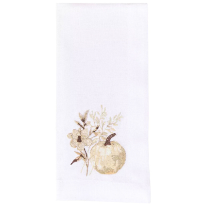Autumn Harvest Stitched Napkin