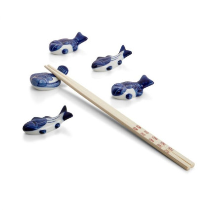 Fish Chopstick Rests - Set of 5