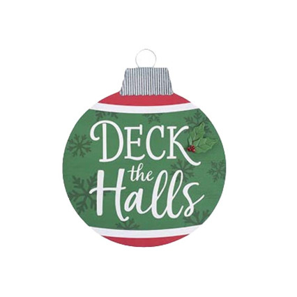 Large Ornament Wall Hanging - Deck The Halls