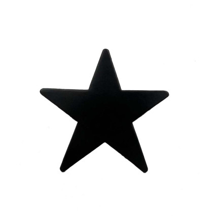 Iron Star Napkin Ring - Black