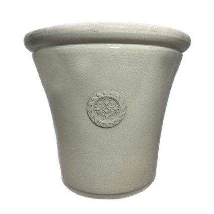 12"x13" Polystone Planter-Cream