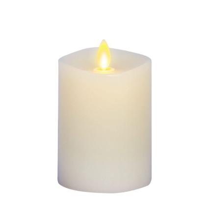 4.5"H Moving Flame Candle- Vanilla Honey