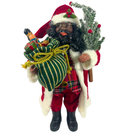 16" Santa w/ Nutcracker & Presents