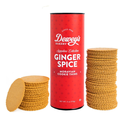 Dewey's Bakery Ginger Spice Moravian Cookie