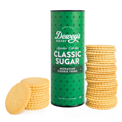 Dewey's Bakery Classic Sugar Moravian Cookie Thins