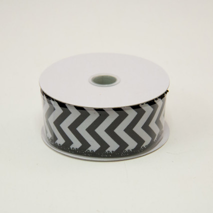 black satin wired ribbon