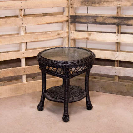 Aruba Black End Table