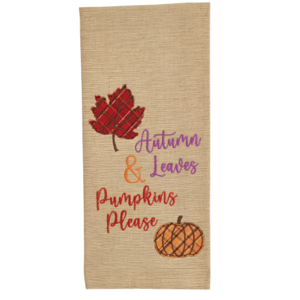 Autumn Leaves Dishtowel