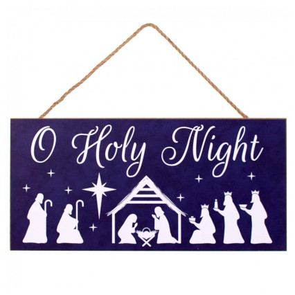 12" O Holy Night Sign