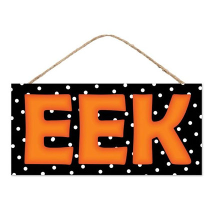 Bold EEK on Polka Dots