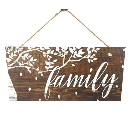12.5" Family Hanging Sign