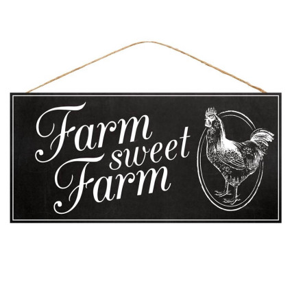 12.5"x6"Farm Sweet Farm Sign