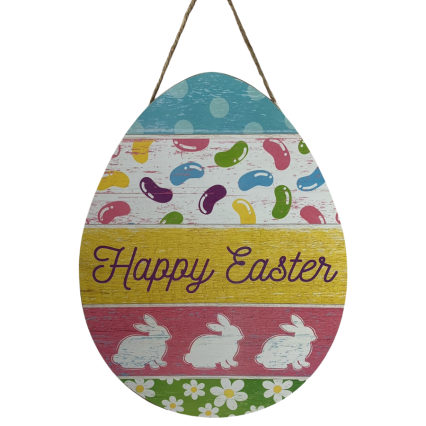 Happy Easter Egg Sign