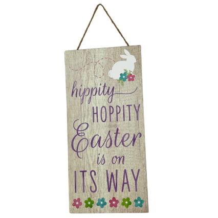 Hippity Hoppity Easter Sign