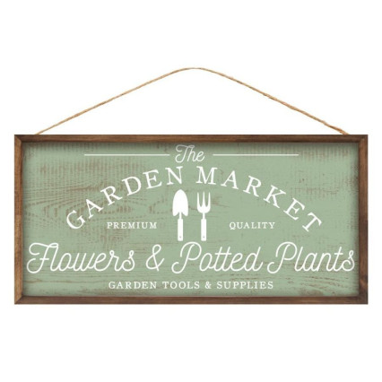 Garden Market Sign
