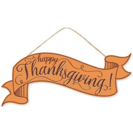 Happy Thanksgiving Banner Sign
