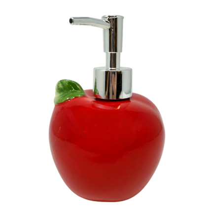 14 oz. Ceramic Apple Soap Pump