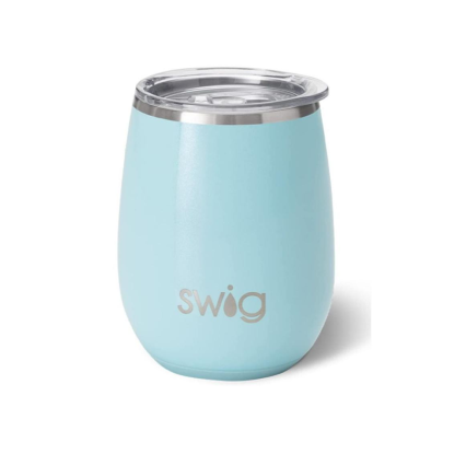 14oz Swig Wine Cup - Aquamarine