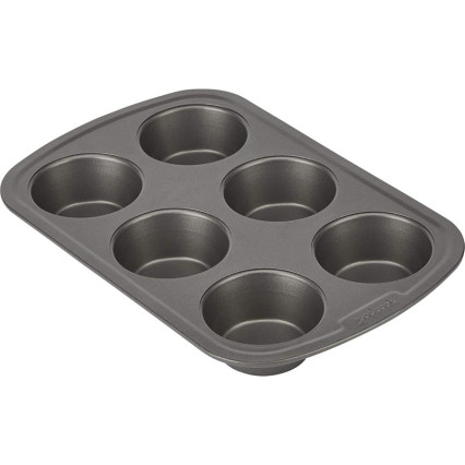 Bakeware Muffin Pan Non Stick 6-Cup