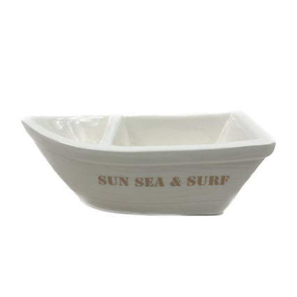 6" Sun Sea & Surf Boat Dish