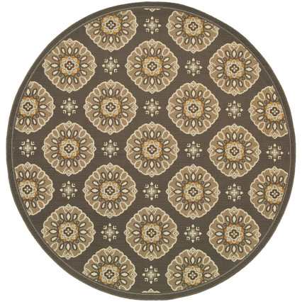 Bali 5863N Round Outdoor Rug