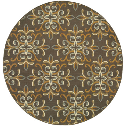 Bali 8990H Round Outdoor Rug