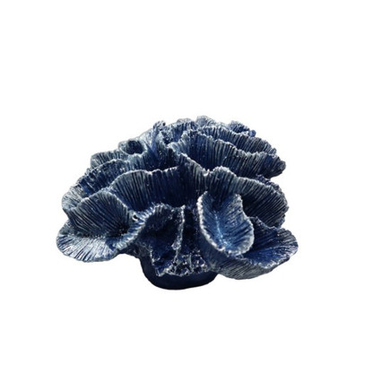 Round Resin Coral Bunch - Navy