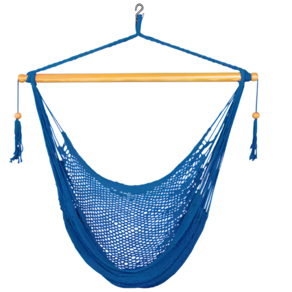40" Tahiti Rope Hammock - Blue