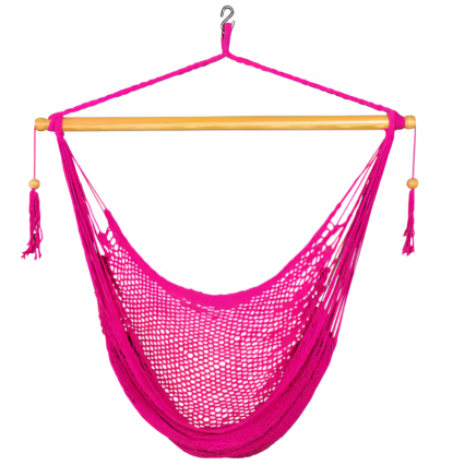 40" Tahiti Rope Hammock - Pink