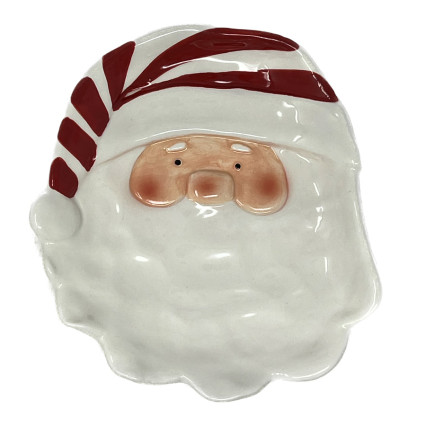 Ceramic Santa Plate