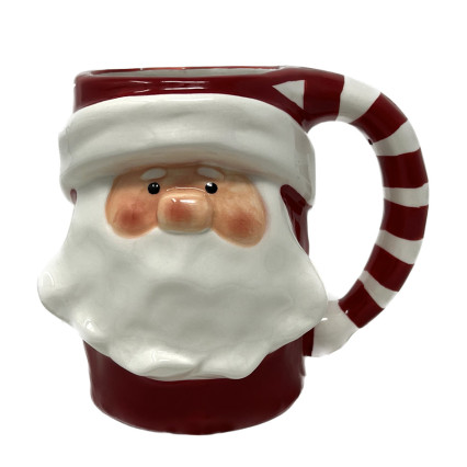 20 oz Ceramic Santa Mug - Tall