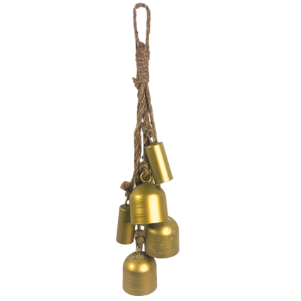 18" Small Metal Hanging Bells