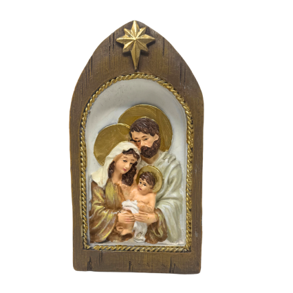 8" Resin Holy Family Table Decor