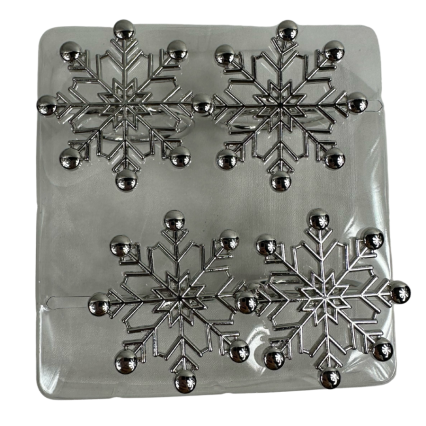 Snowflake Napkin Rings: Set of 4