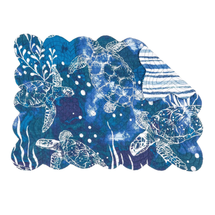 White Sea Turtles Marley Cove Placemat