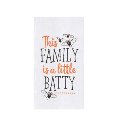 Flour Sack Towel- Batty Family