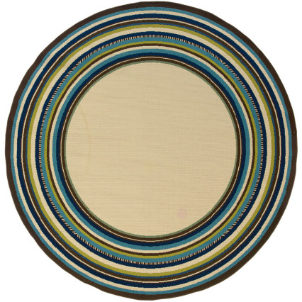 Caspian 1003X Round Outdoor Rug