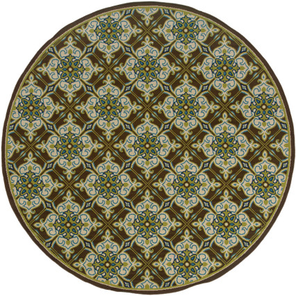 Caspian 1005D Round Outdoor Rug