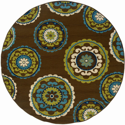 Caspian 859D Round Outdoor Rug