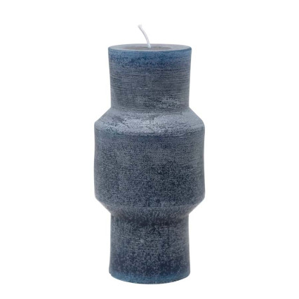 Unscented 6" Totem Pillar Candle-Marine Blue