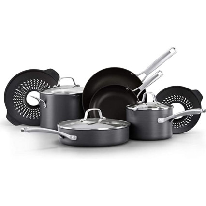 10pc Calphalon Cookware Set